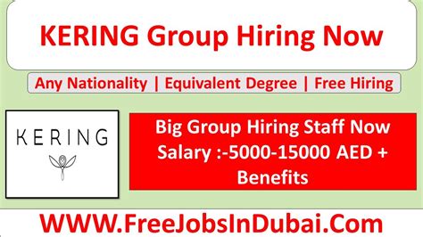 jobs at kering